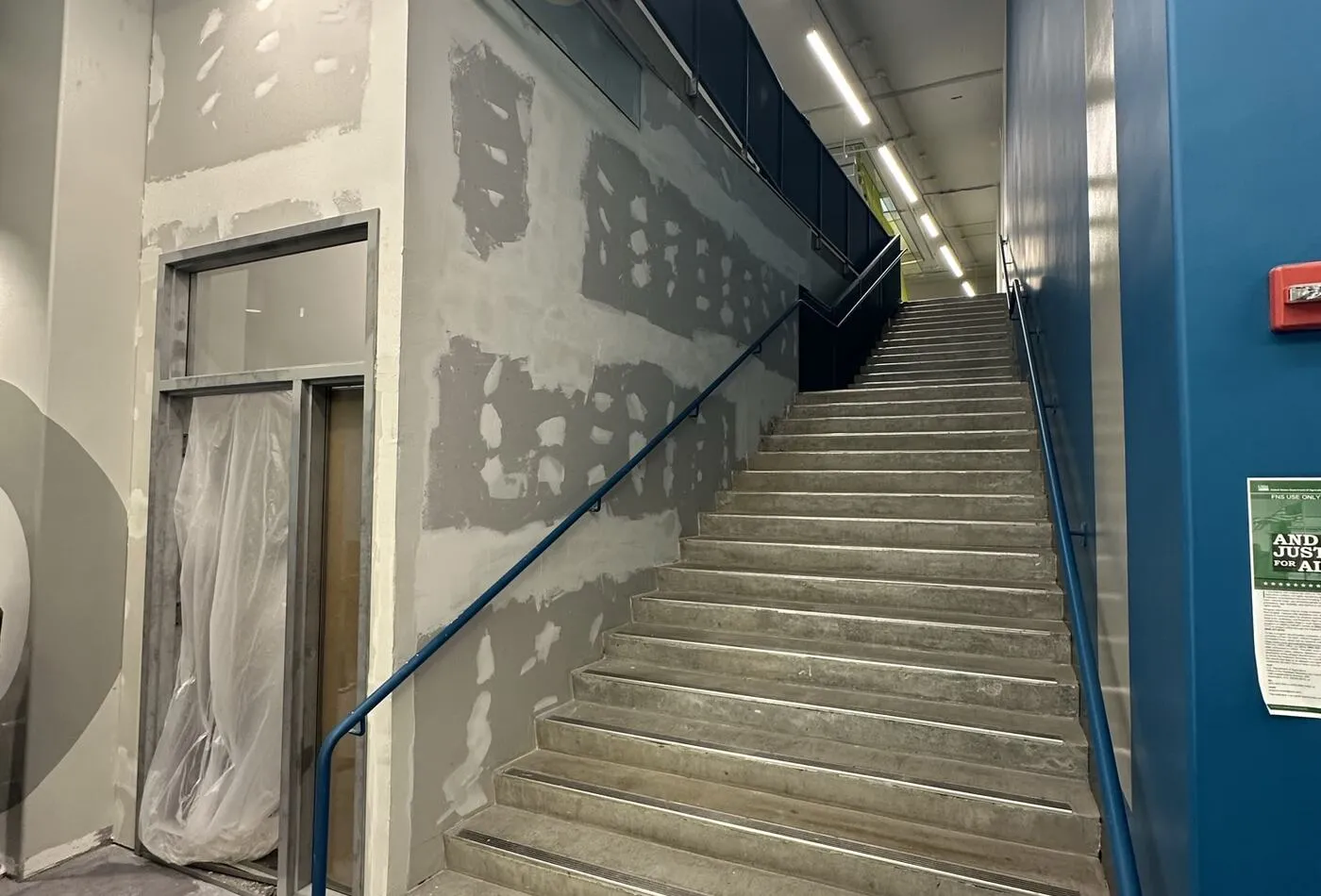 New stairwell at the Early Childhood Academy