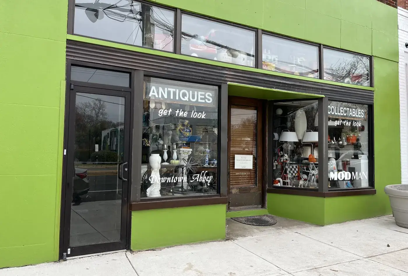 Completed storefront facade improvement