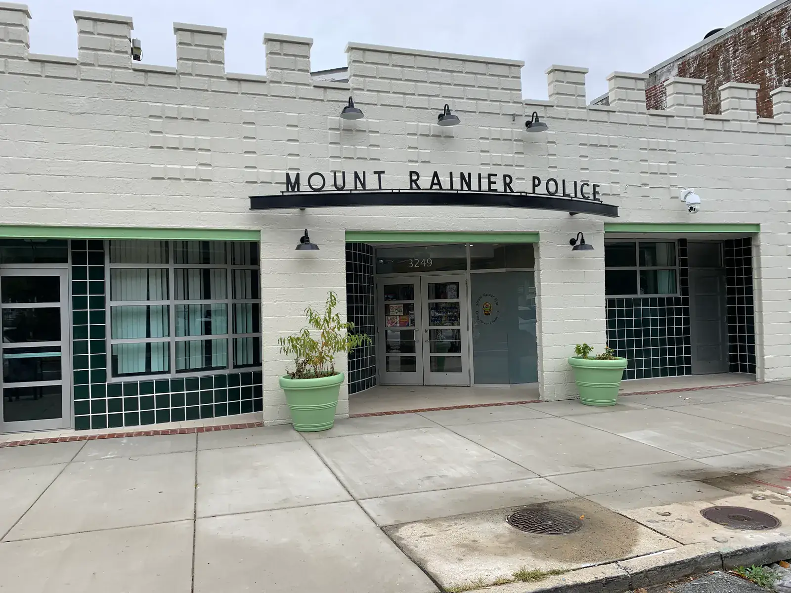 Completed facade improvements on Rhode Island Avenue, Mount Rainier
