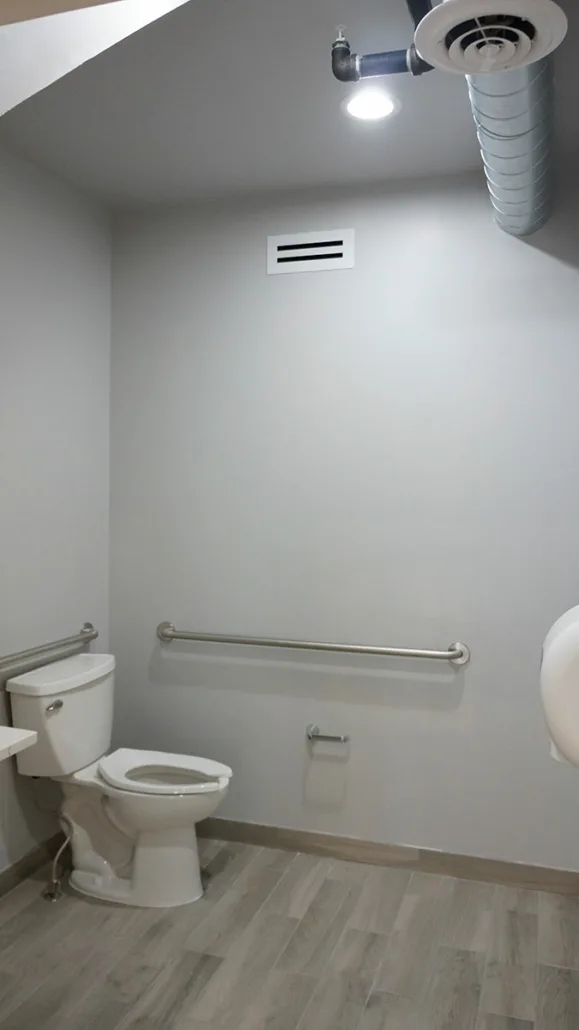 New accessible restroom