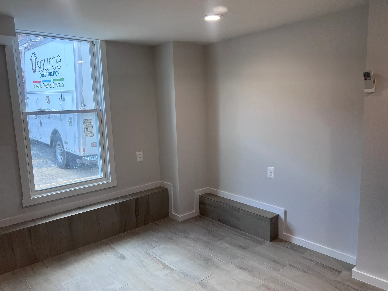 Completed office space during handover