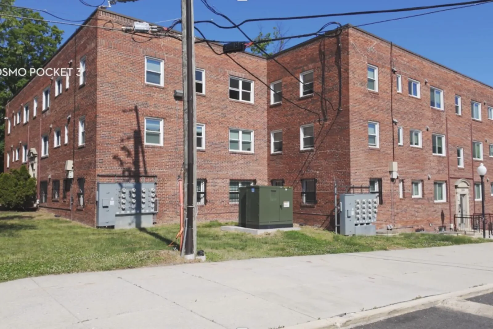 Renovated multifamily apartment building