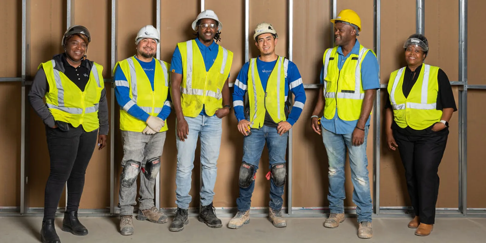 The Usource Construction field crew on a project site